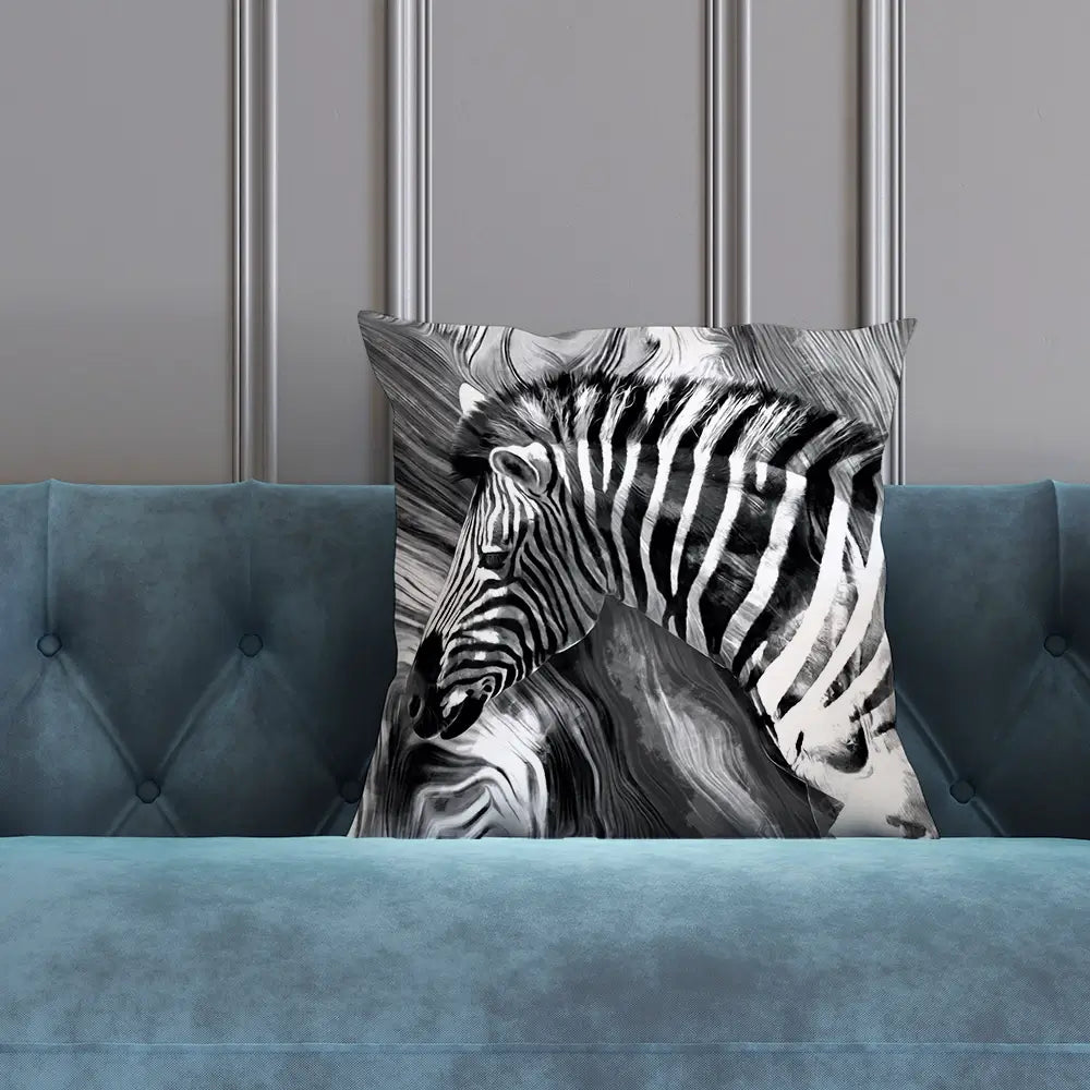Zebra Cushion Zebra Cushion wall art product Mohammadreza Zeidabadi / Shutterstock