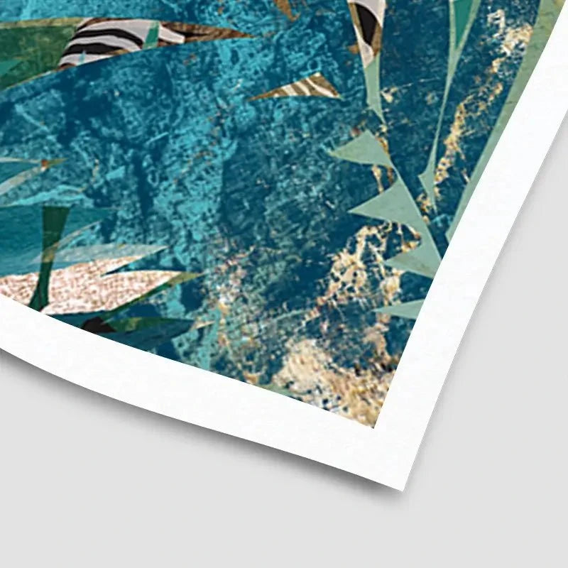 Zebra In The Jungle Art Print Zebra In The Jungle Art Print wall art product Sarah Manovski