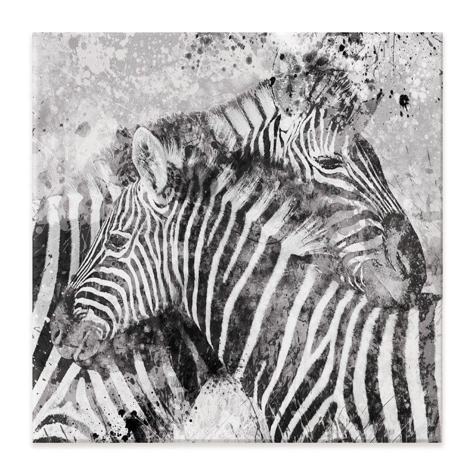 Zebra Pair Canvas Print wall art product Carol Robinson