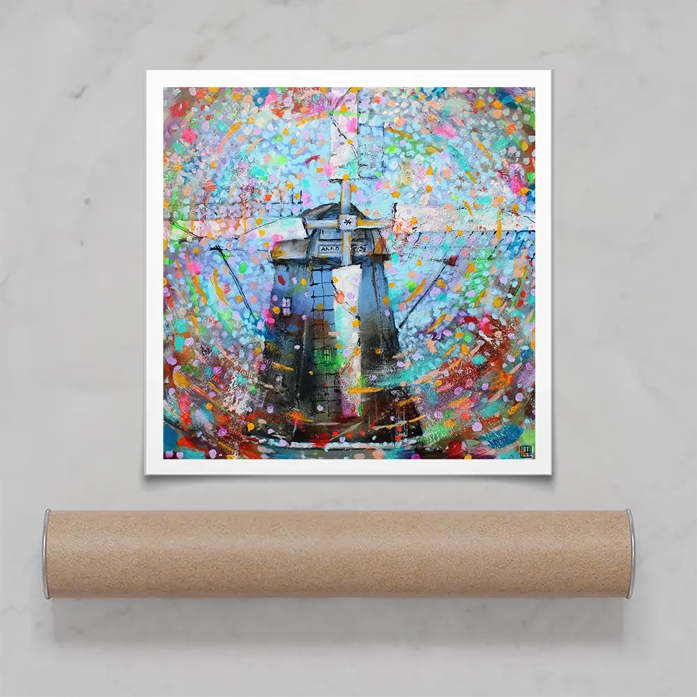 Zwarte Molen Square Art Print Zwarte Molen Square Art Print wall art product Studio Paint-Ing