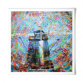 Zwarte Molen Square Art Print Zwarte Molen Square Art Print wall art product Studio Paint-Ing