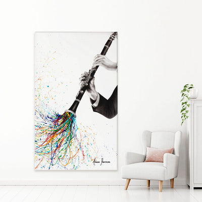 A Clarinet Tune Canvas Print wall art product Ashvin Harrison