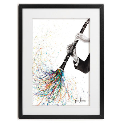 A Clarinet Tune Framed Art Print wall art product Ashvin Harrison