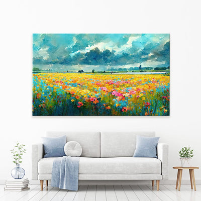 A Field Of Flowers Canvas Print wall art product Fortis Design / Shutterstock