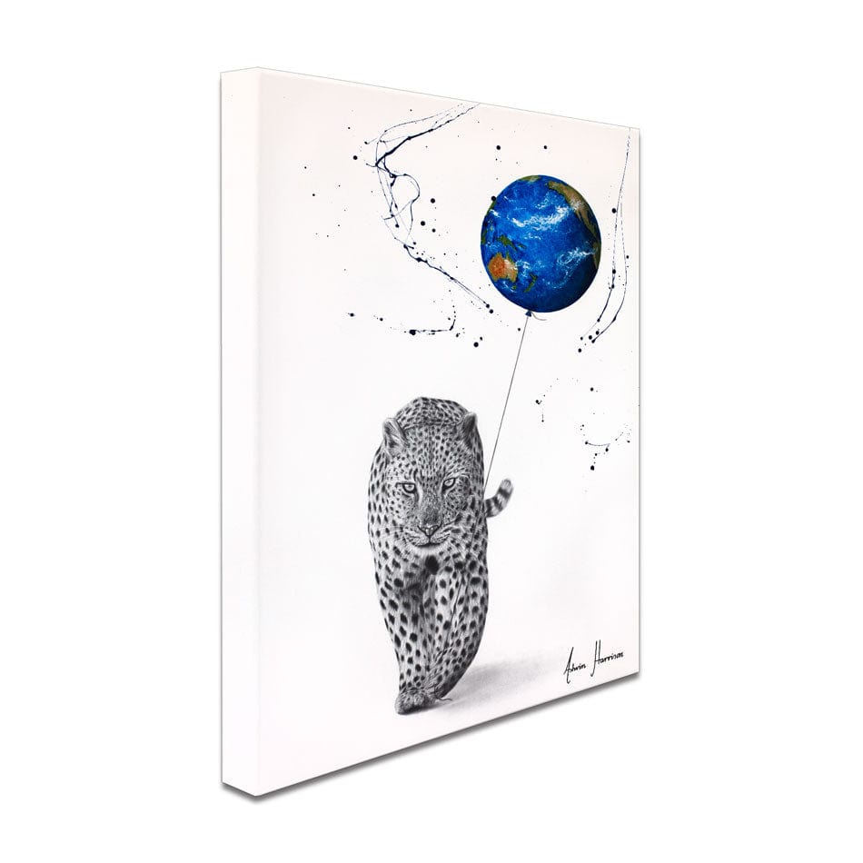 A Leopard's World Canvas Print wall art product Ashvin Harrison