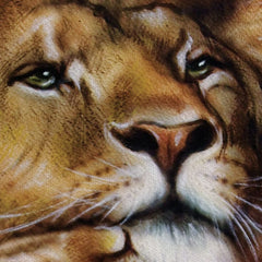A Lions Love Canvas Print wall art product Jozef Klopacka / Shutterstock