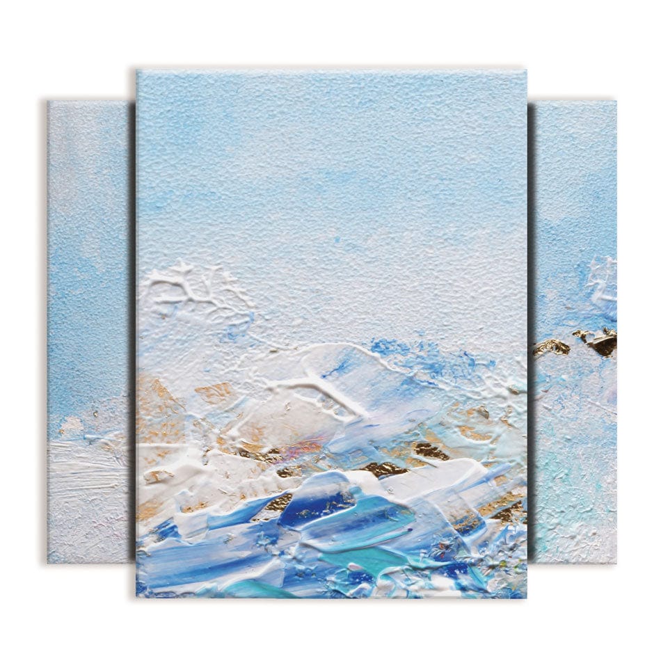 Abstract Azure Trio Canvas Print wall art product Rudchenko Liliia / Shutterstock