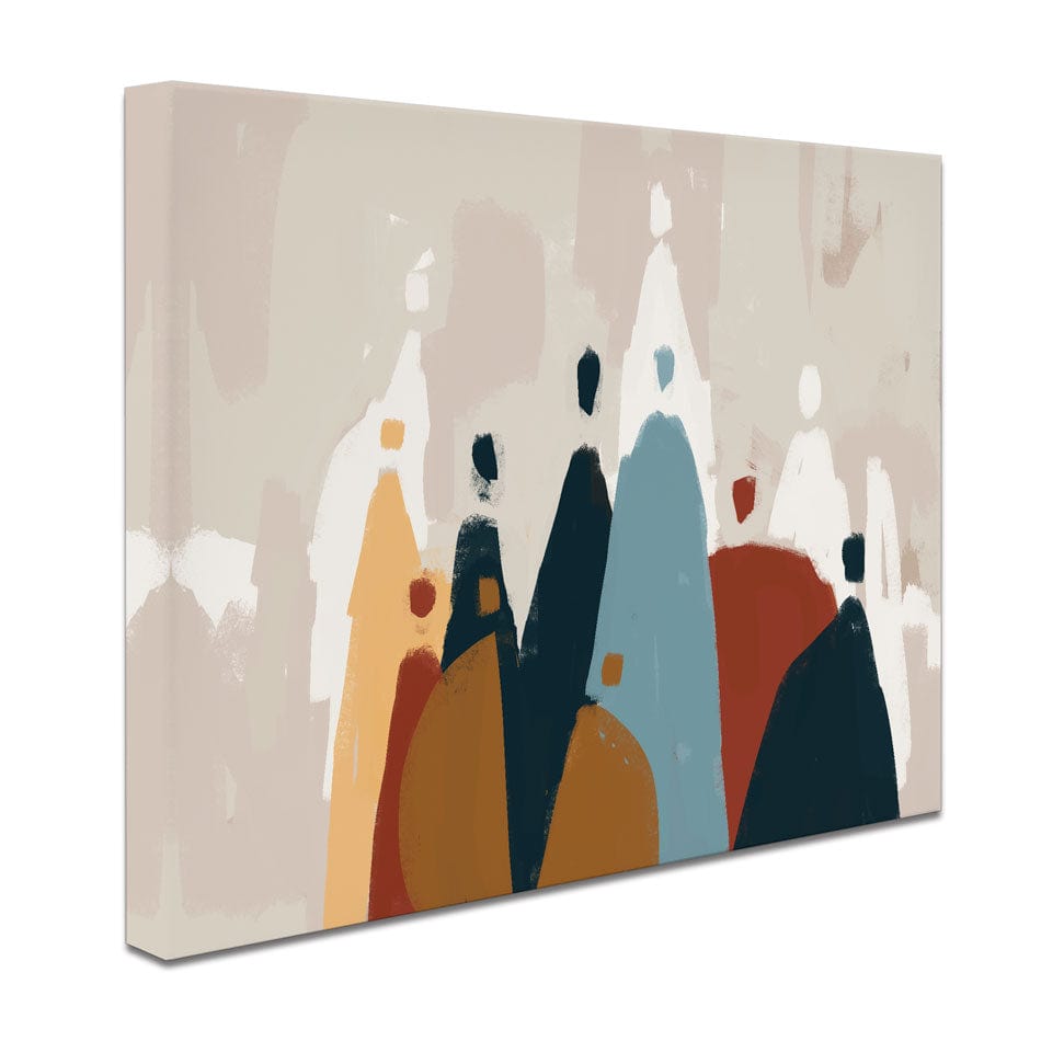 Abstract Group Of People