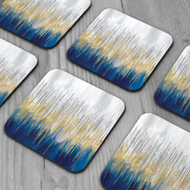 Abstract Parallels Coaster Set wall art product taif ahmed / Shutterstock
