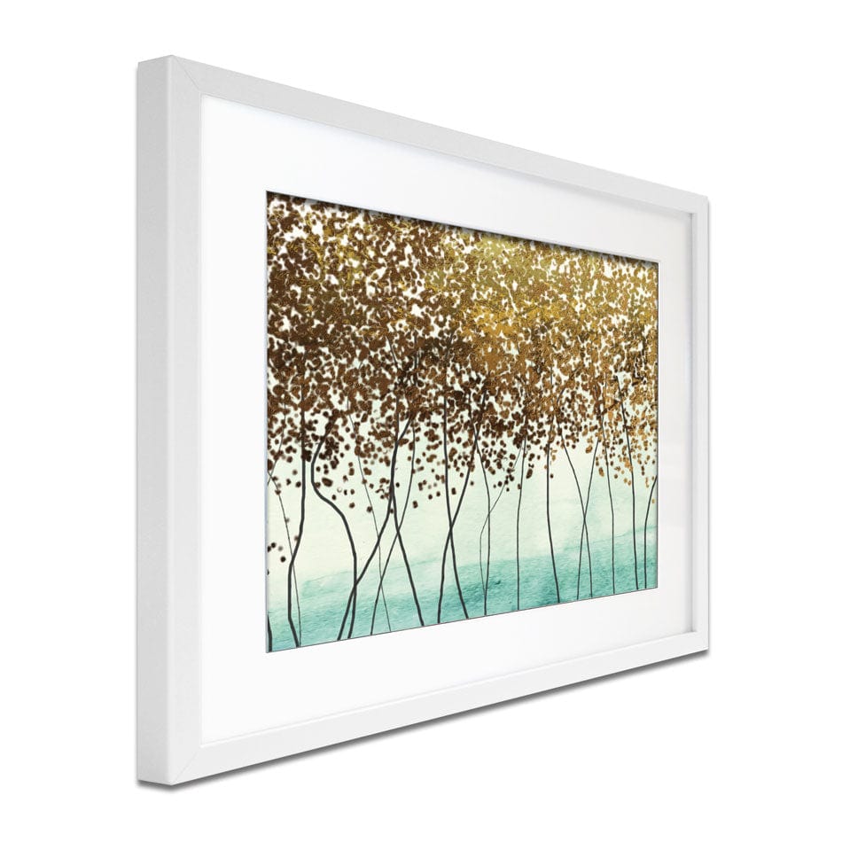 Abstract Trees Framed Art Print wall art product Muzi pear studio / Shutterstock
