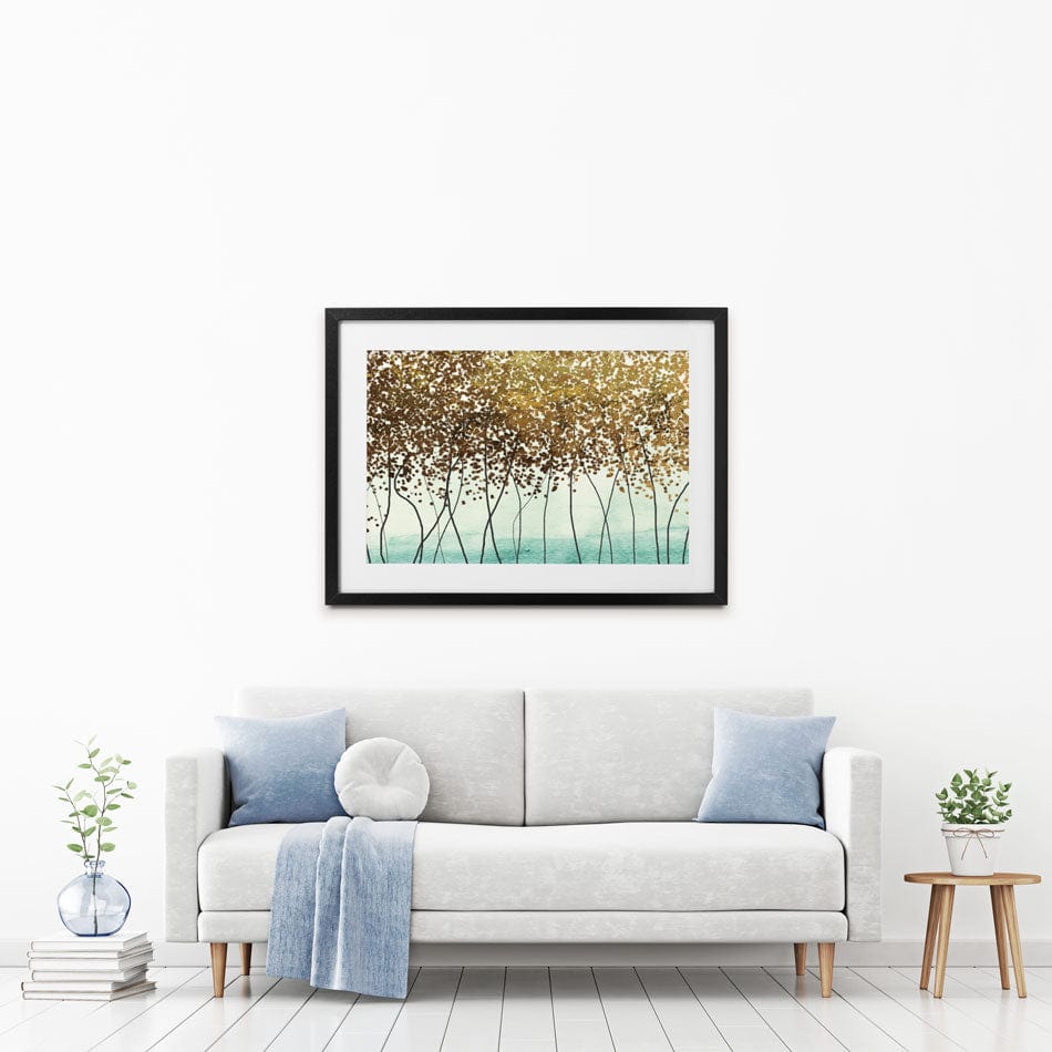 Abstract Trees Framed Art Print wall art product Muzi pear studio / Shutterstock