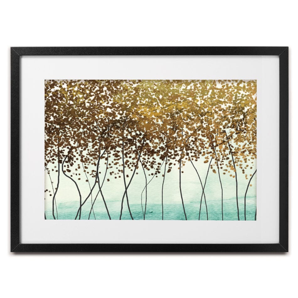 Abstract Trees Framed Art Print wall art product Muzi pear studio / Shutterstock