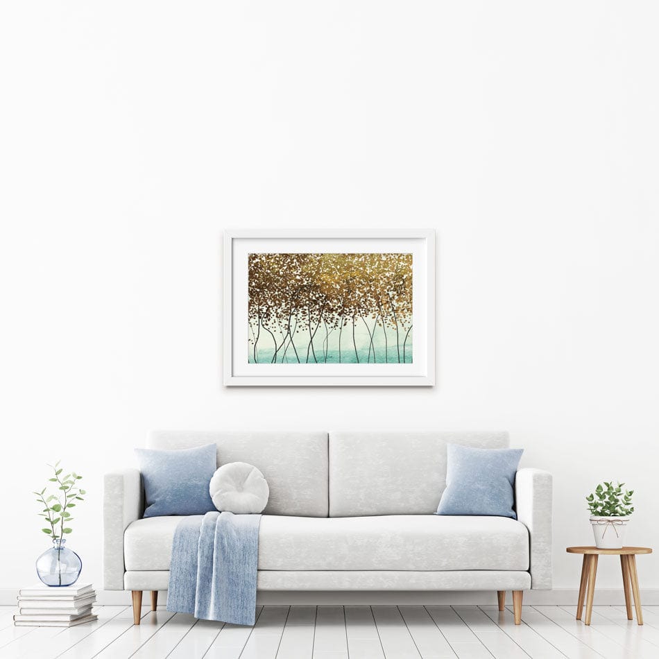 Abstract Trees Framed Art Print wall art product Muzi pear studio / Shutterstock