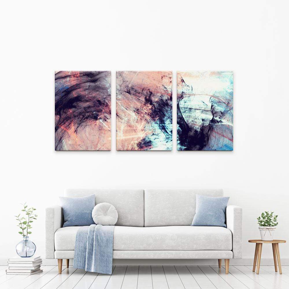 Abstract Trio Canvas Print wall art product Excellent backgrounds / Shutterstock