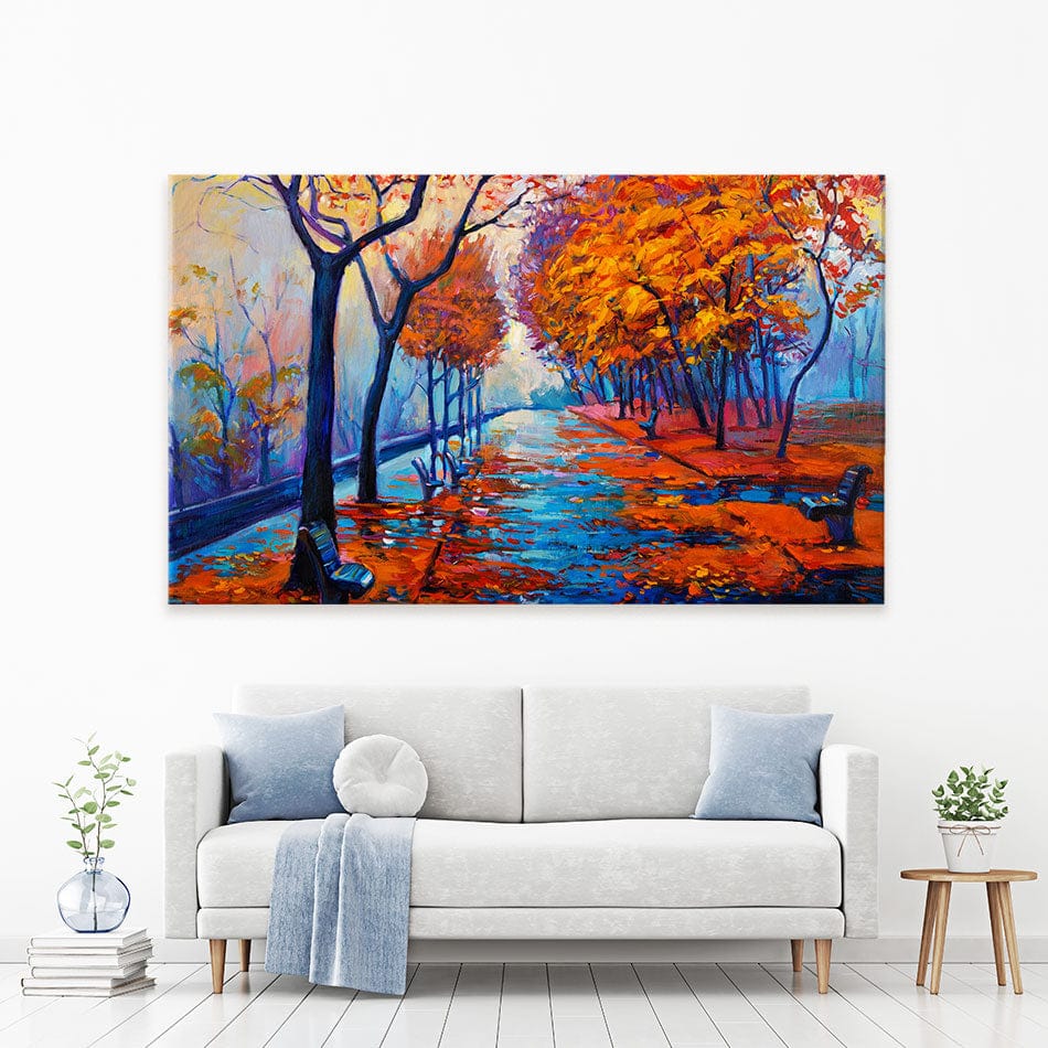 An Autumn Walk Canvas Print wall art product Boyan Dimitrov / Shutterstock