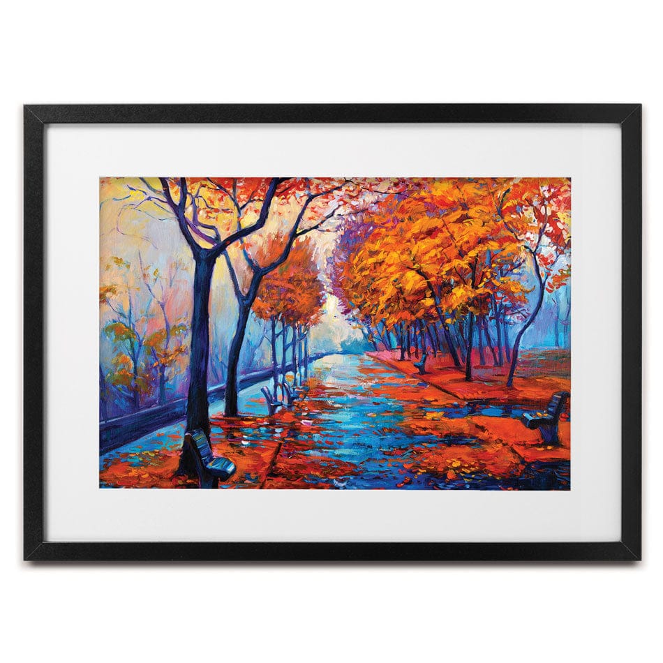 An Autumn Walk Framed Art Print wall art product Boyan Dimitrov / Shutterstock
