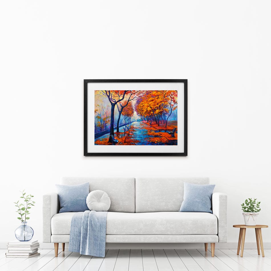 An Autumn Walk Framed Art Print wall art product Boyan Dimitrov / Shutterstock