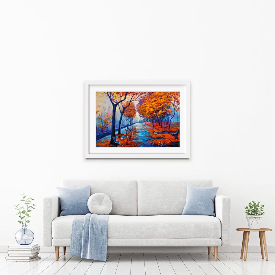 An Autumn Walk Framed Art Print wall art product Boyan Dimitrov / Shutterstock