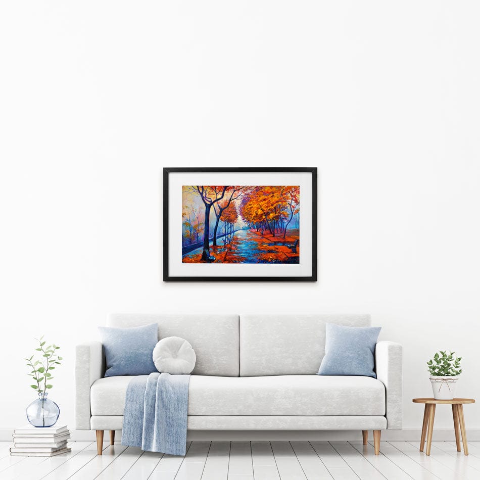 An Autumn Walk Framed Art Print wall art product Boyan Dimitrov / Shutterstock