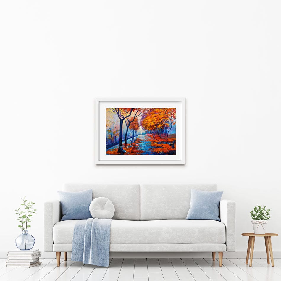 An Autumn Walk Framed Art Print wall art product Boyan Dimitrov / Shutterstock
