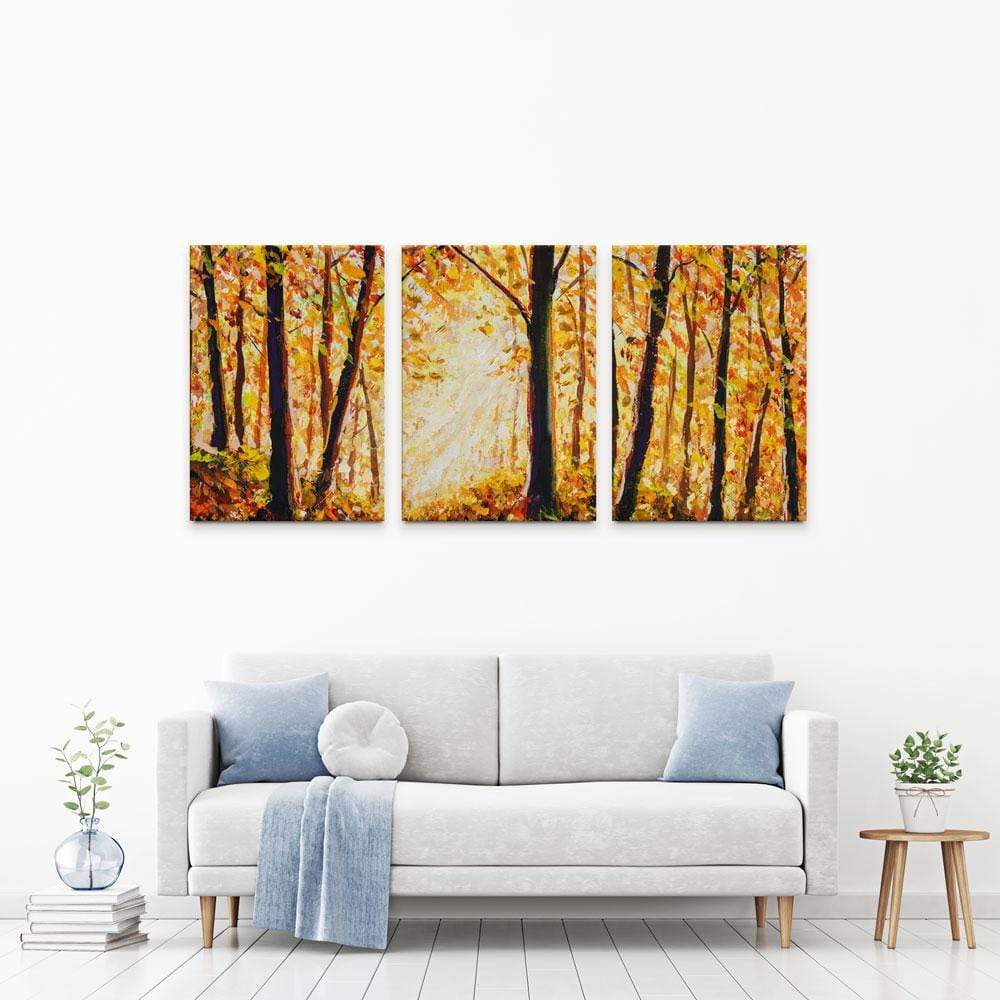 Autumn Forest Trio Canvas Print wall art product Valery Rybakow / Shutterstock