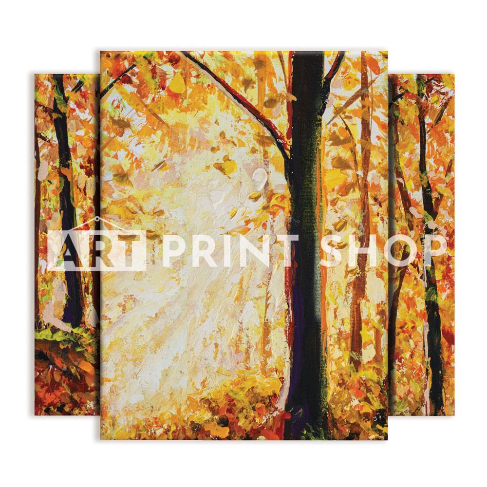 Autumn Forest Trio Canvas Print wall art product Valery Rybakow / Shutterstock