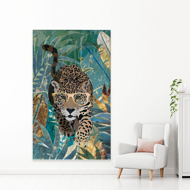 Big Cat Creeping Canvas Print wall art product Sarah Manovski