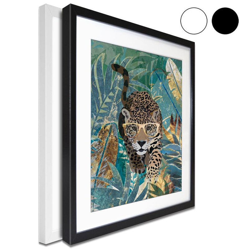 Big Cat Creeping Framed Art Print wall art product Sarah Manovski