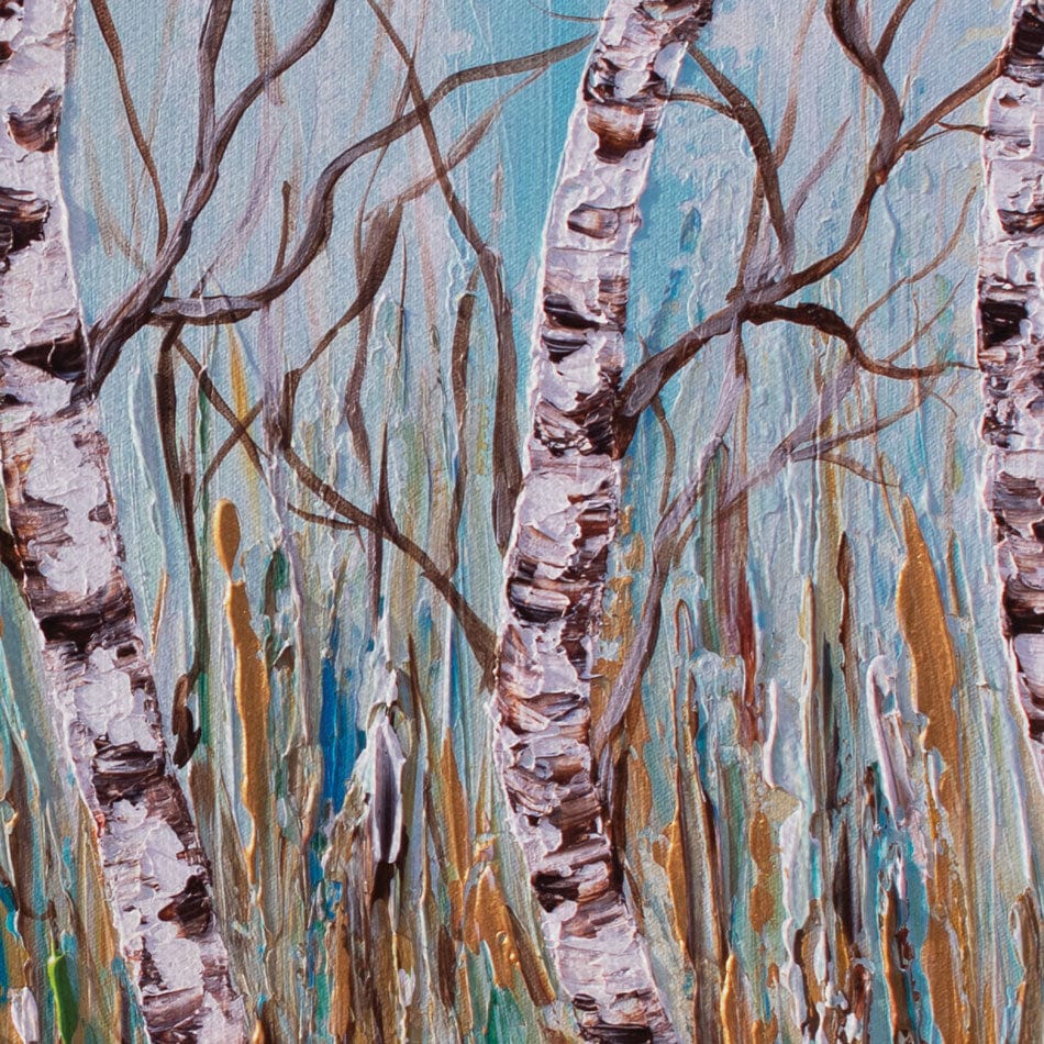 Birches Canvas Print wall art product Olga Tkachyk