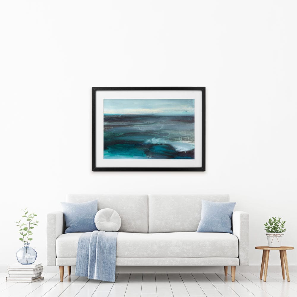 Blue Wash Framed Art Print wall art product arteria.lab / Shutterstock