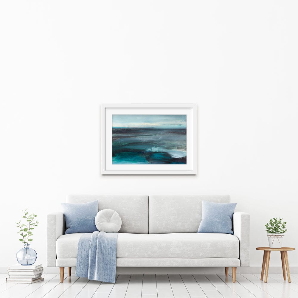 Blue Wash Framed Art Print wall art product arteria.lab / Shutterstock