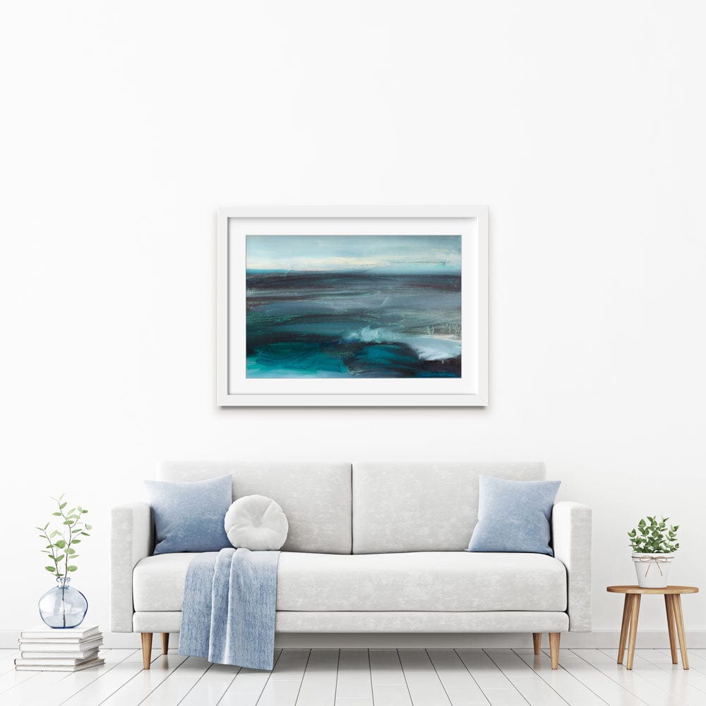 Blue Wash Framed Art Print wall art product arteria.lab / Shutterstock