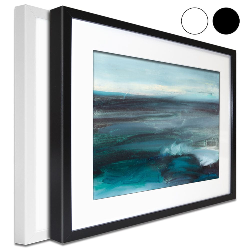 Blue Wash Framed Art Print wall art product arteria.lab / Shutterstock