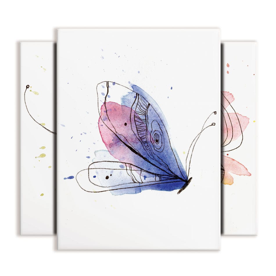 Butterflies Trio Canvas Print wall art product Julia Tochilina / Shutterstock
