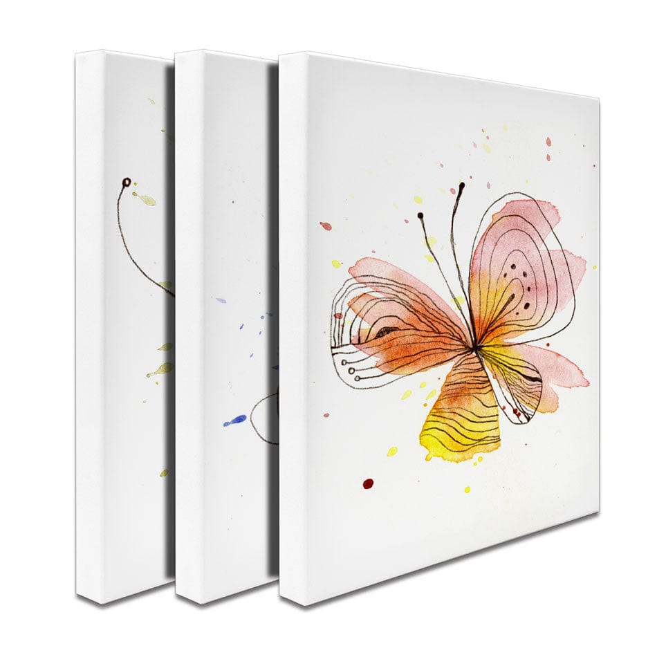 Butterflies Trio Canvas Print wall art product Julia Tochilina / Shutterstock