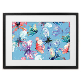 Butterfly Collection Framed Art Print wall art product JOY8046 / Shutterstock