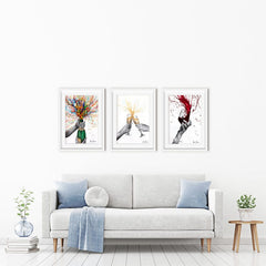 Celebrations Framed Art Print Trio wall art product Ashvin Harrison