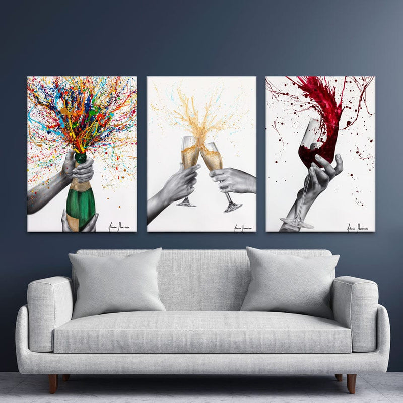 Celebrations Trio Canvas Print wall art product Ashvin Harrison