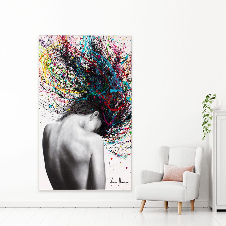 Cerebral Swirl Canvas Print wall art product Ashvin Harrison