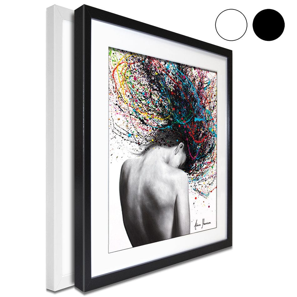 Cerebral Swirl Framed Art Print wall art product Ashvin Harrison