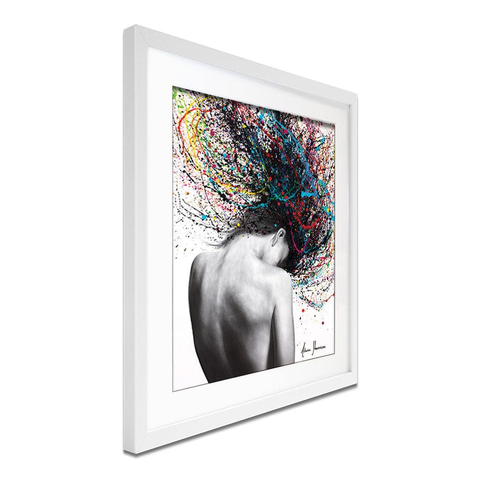 Cerebral Swirl Framed Art Print