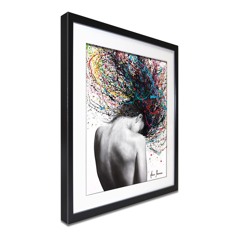 Cerebral Swirl Framed Art Print wall art product Ashvin Harrison