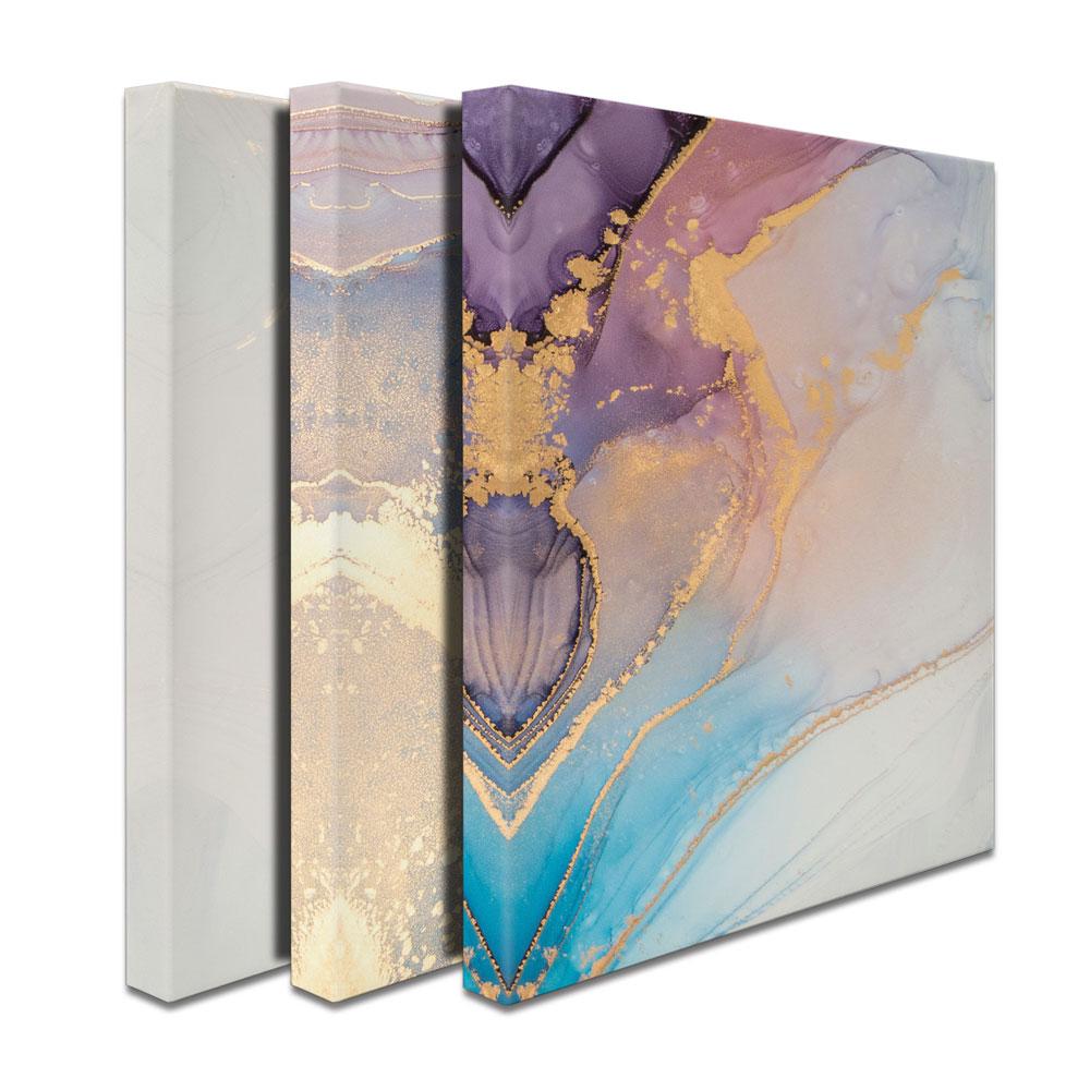 Colourful Marble Trio Canvas Print wall art product coldsun777 / Shutterstock
