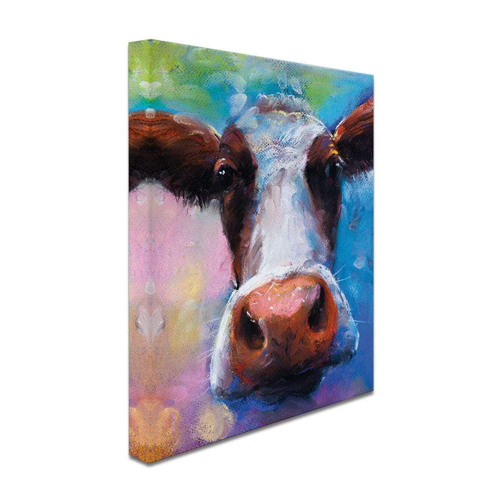 Colourful Pastel Cow Canvas Print wall art product Ivailo Nikolov / Shutterstock