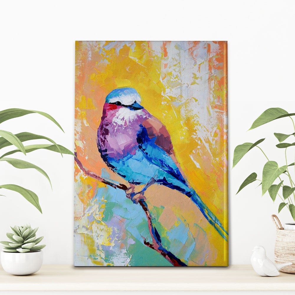 Colourful Sparrow Canvas Print wall art product Mari Dein / Shutterstock