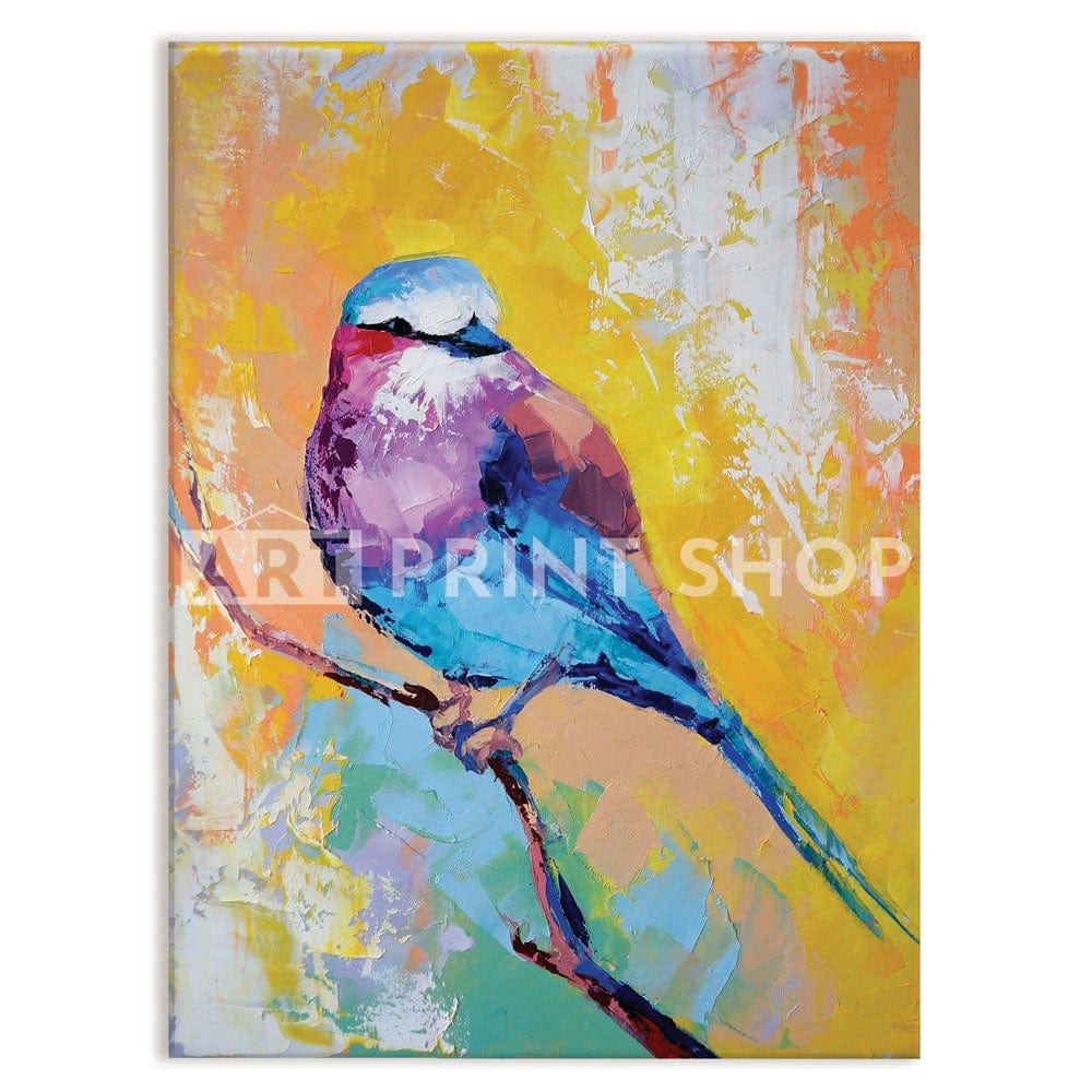 Colourful Sparrow Canvas Print wall art product Mari Dein / Shutterstock