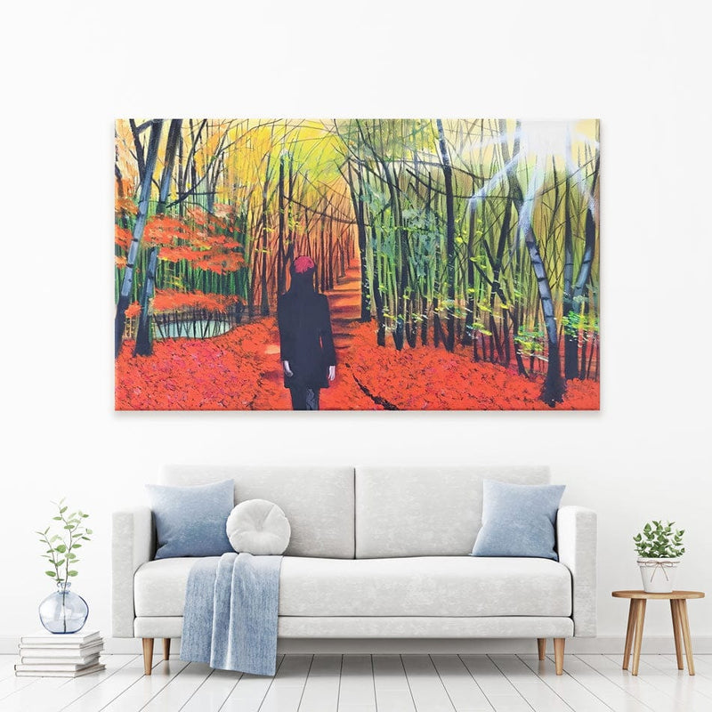 Colours Of The Forest Canvas Print wall art product Finbar Stevens