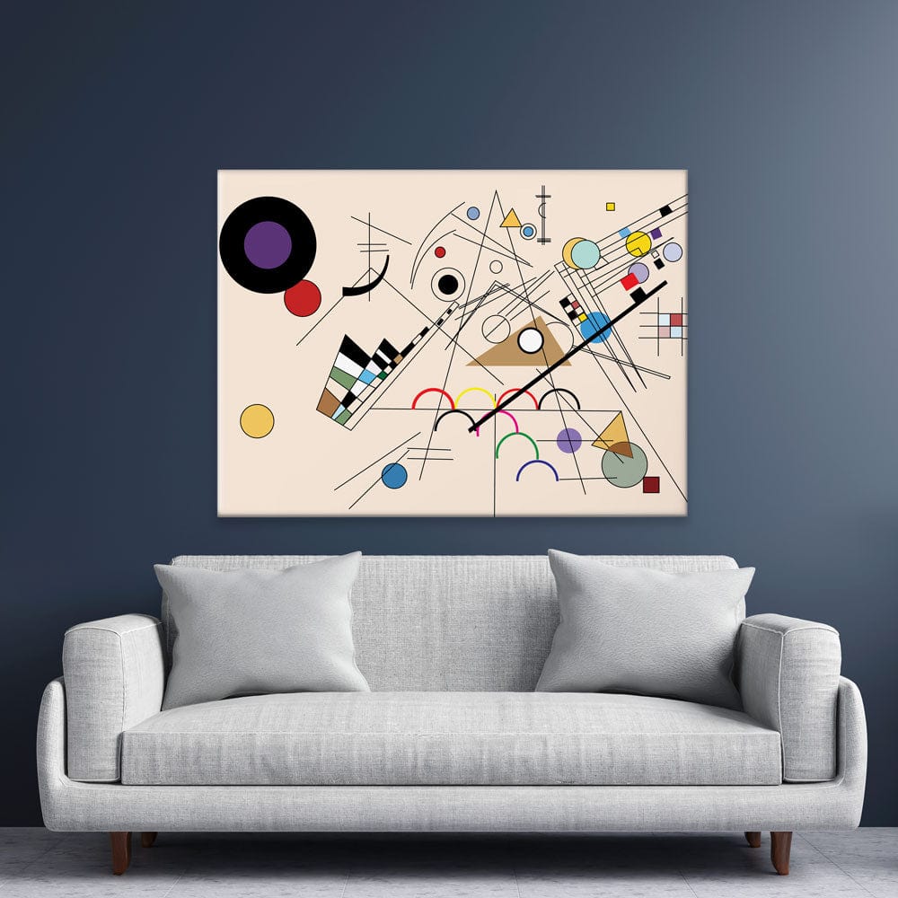 Composition 8 Canvas Print wall art product Darvik Design / Shutterstock