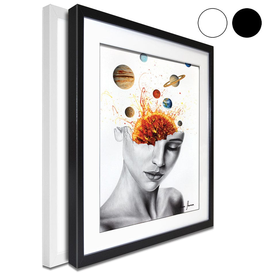 Conscious Universe Framed Art Print wall art product Ashvin Harrison