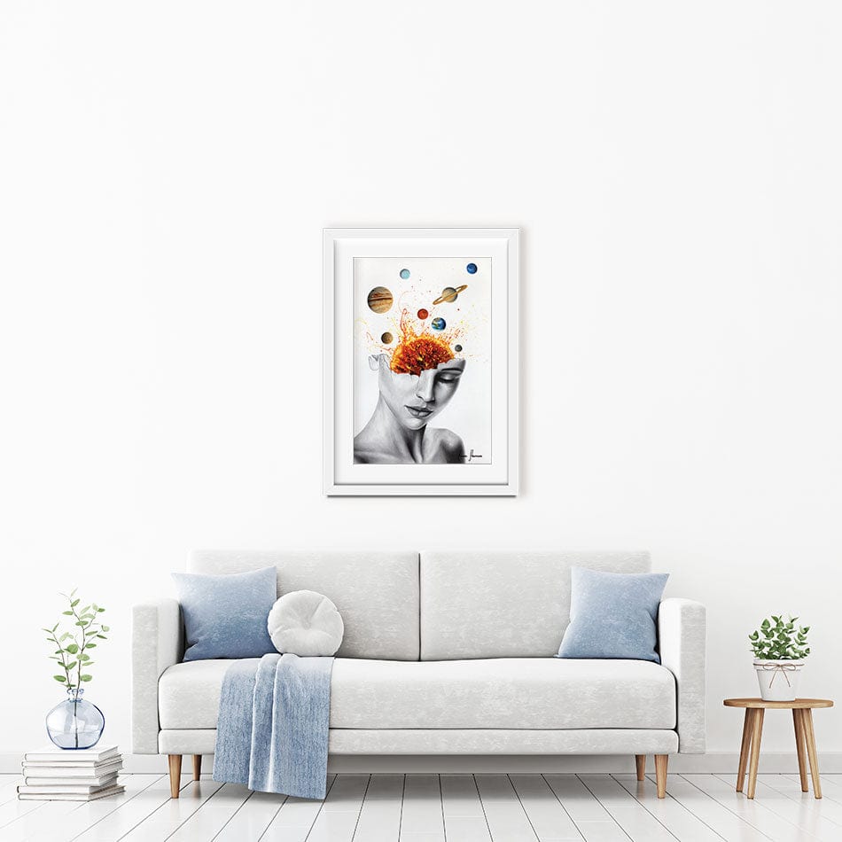 Conscious Universe Framed Art Print wall art product Ashvin Harrison